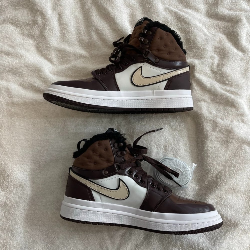 Nike Wmns Air Jordan 1 Acclimate Brown White (DC7723-200) Women's Size 9